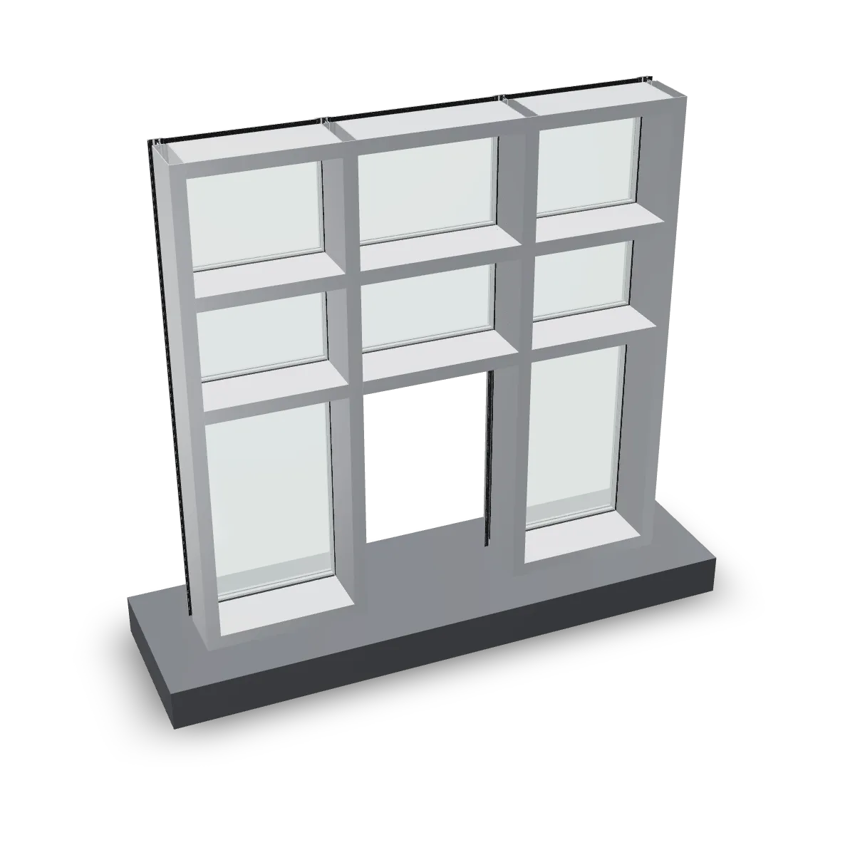 SY50 conventional curtain wall